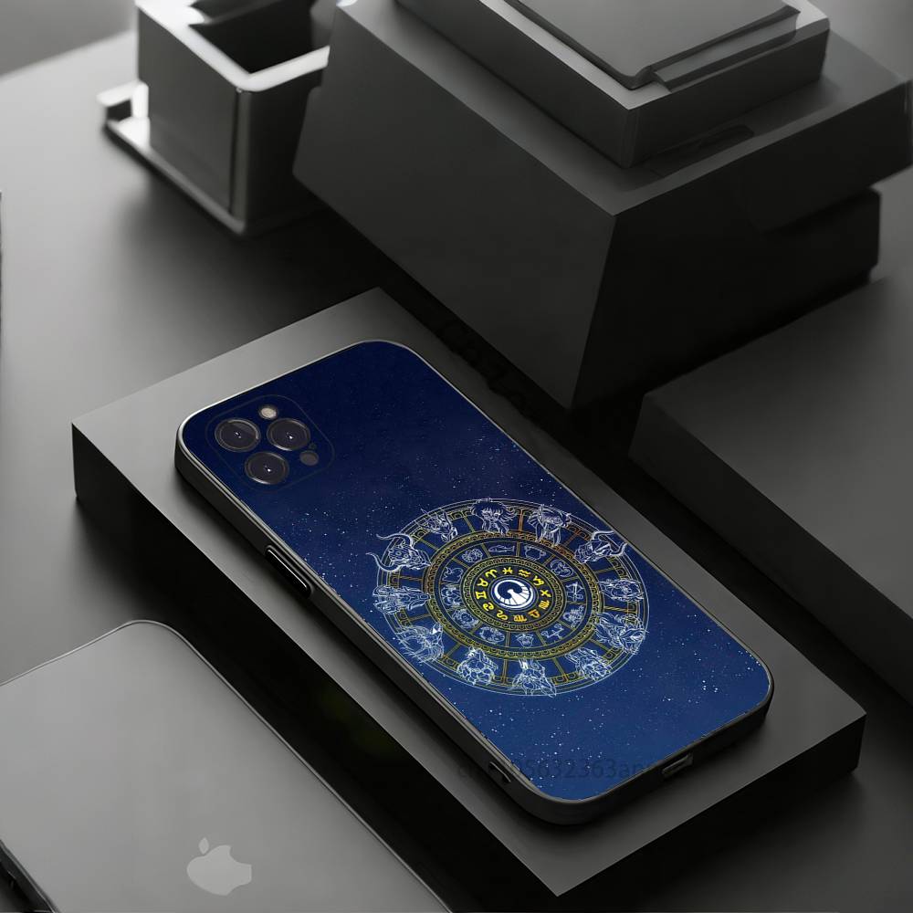 S-Saint Seiya Knights Zodiac Phone Case For iPhone 17 16 15 14 13 12 11 Pro Xs Max Mini Plus Antislip Shockproof Hard