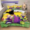 Dibo Gift Dragon Print 3Pcs Bedding Set,Duvet Cover with 2 Bedro,Pillowcase Home Birthday Gift