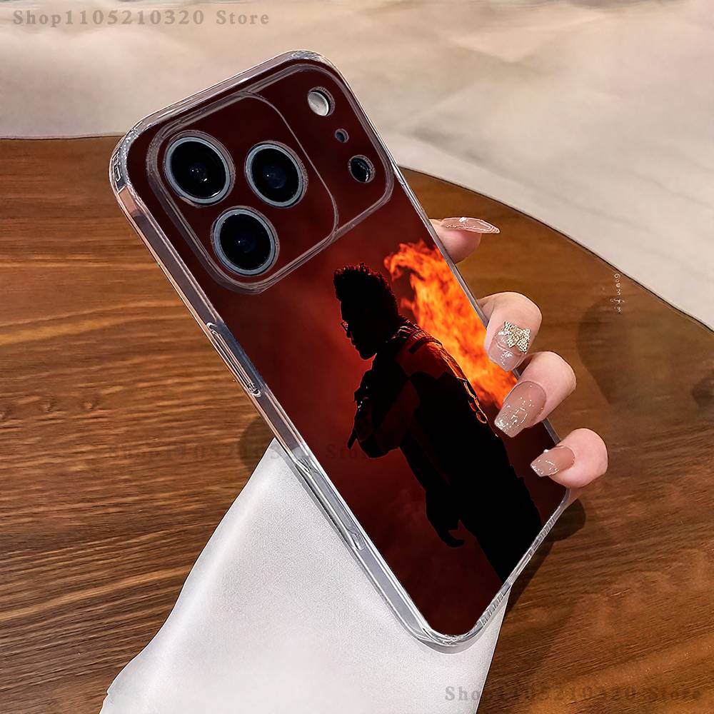 

The W-Weeknd singer Phone Case iPhone17 16 15 14 13 12 11 Pro Max Plus Mini Clear Full Back Cover Silicone Soft Shell iPhone12mini