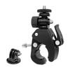 Adjustable Bike Motorcycle Handlebar Camera Mount Tripod Clip Adapter for GoPro/DJI Action Cameras & Live Stream Vlog Accessory