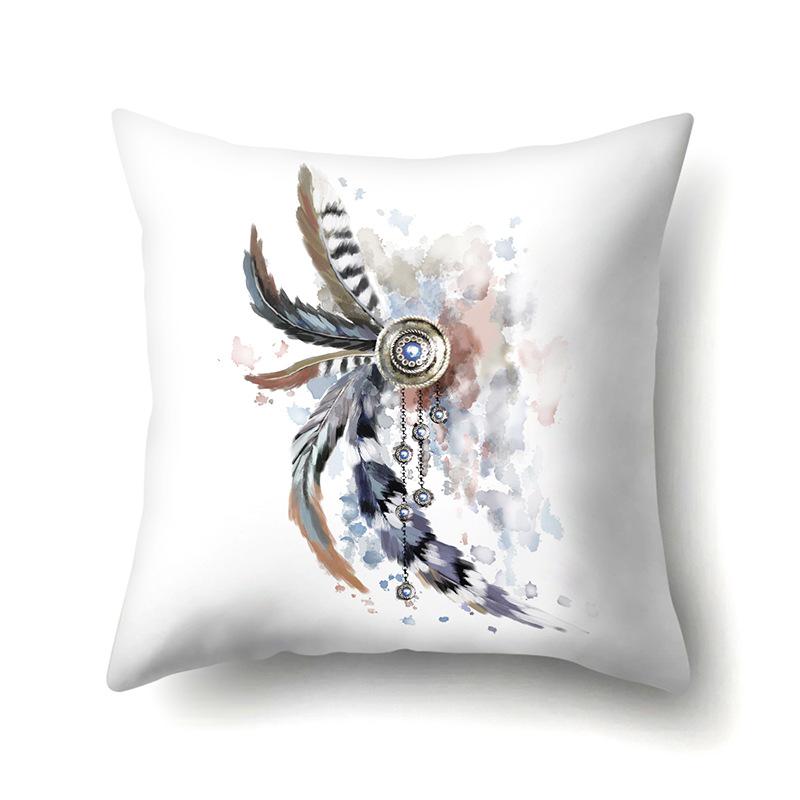 Dreamcatcher Boho Polyester Pillowcase Car Decoration Home Print Bedside Sofa Pillowcase