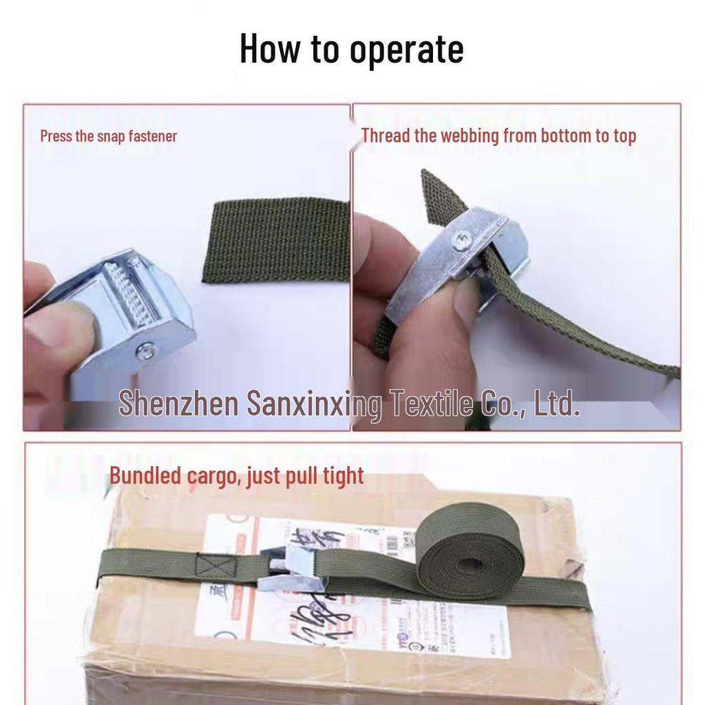 Adjustable Zinc Alloy Luggage Rack & Motorcycle Strap