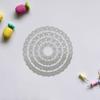 DIY Round Lace Border Embossing Cutting Dies Coasters Stencil Template for Card Making Scrapbook Album Kids DIY Lover