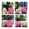 Cute Doll Girl Series Succulent Flower Pot Mould Gypsum Concrete Crystal Epoxy Resin Mold Flower Vase Silicone Mold