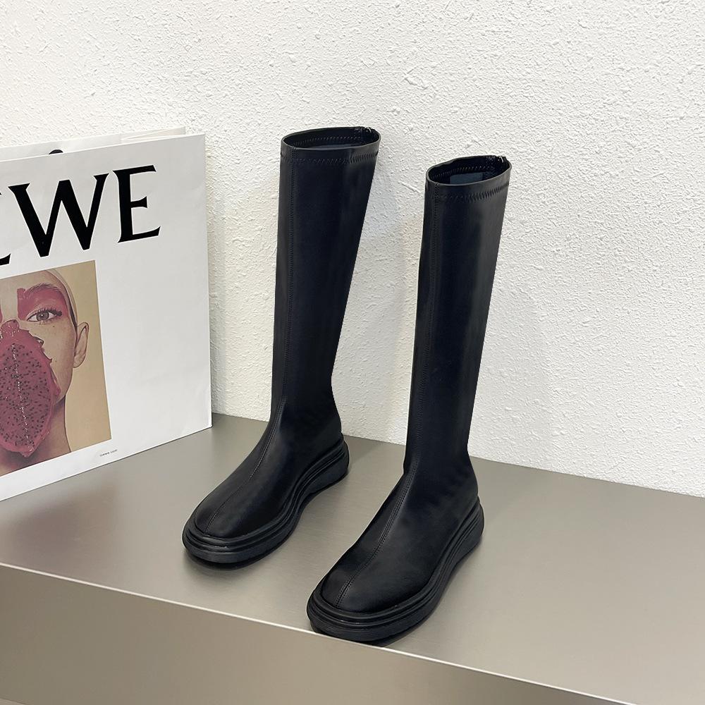 Cizme Cizme de damă Cizme de cavaler Toamnă/Iarnă Cizme Chelsea Cizme Cizme lungi Lână cu talpă groasă Cizme Martin Cizme înalte