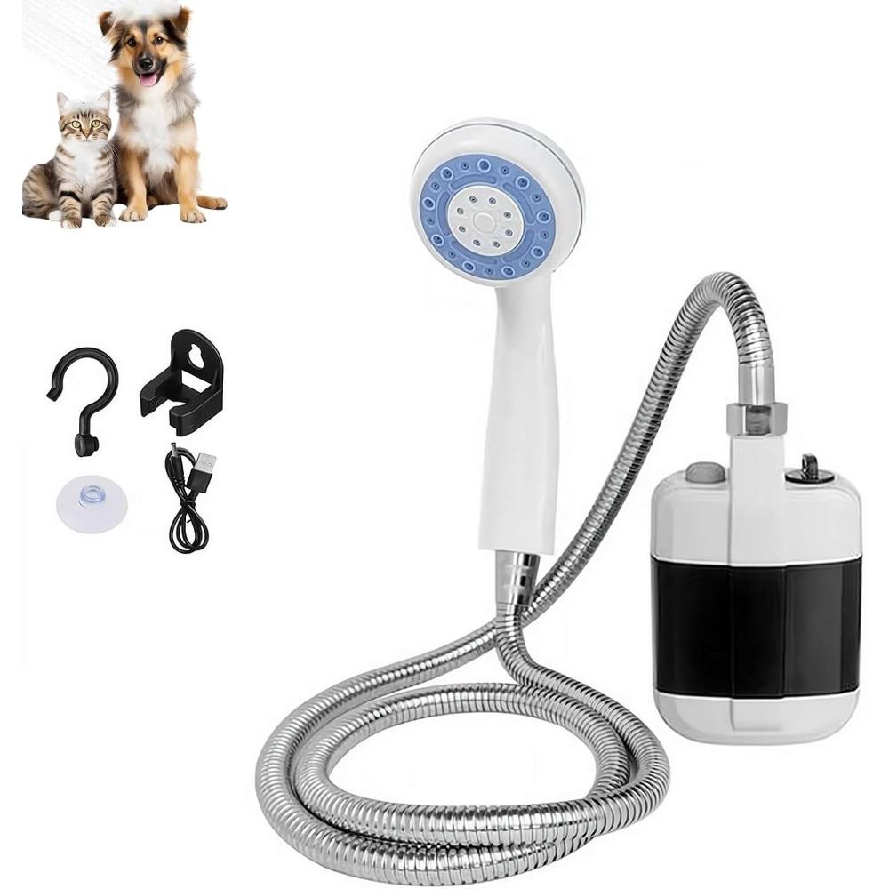 Portable Camping Shower Pump - USB Rechargeable Outdoor Shower Head Sprayer, Experience Refreshment Anywhere, Perfect
