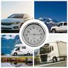 Car Analog Clock - Mini Hygrometer with Adhesive Tape, Mini Car Air Vent Clock for Trucks, RVs, Boats