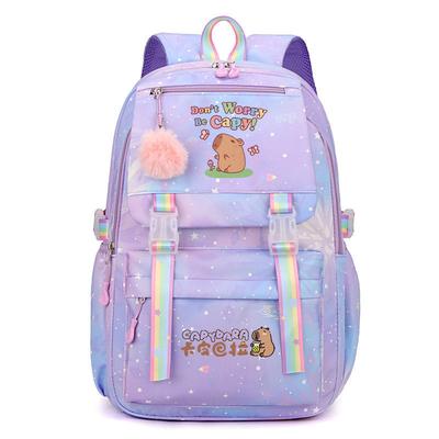 Kapibara Student Backpack New Lightweight Girls Large Capacity Children's Backpack