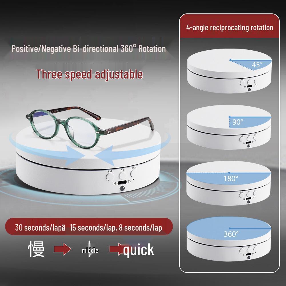 Electric Adjustable Rotating Display Stand for Live Streaming with Speed Control