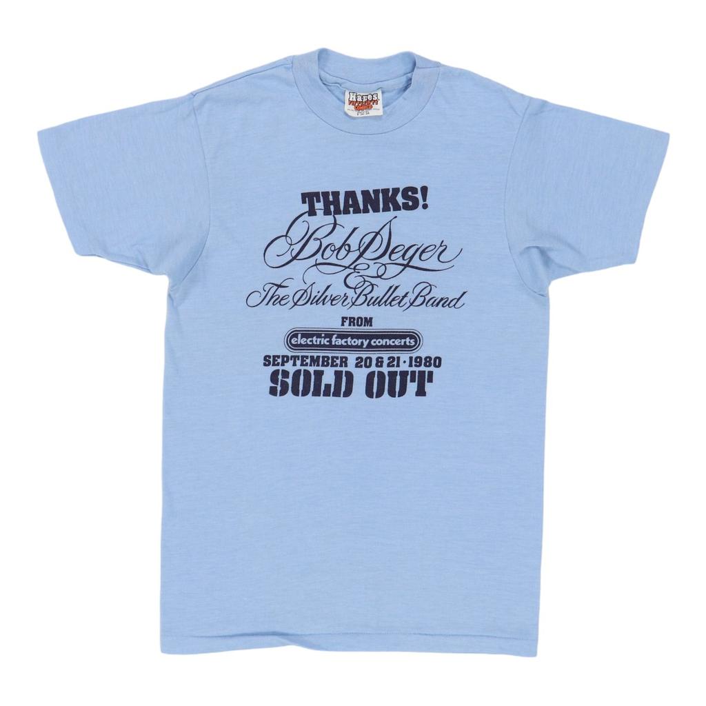 Vintage 1980 Bob Seger Sold Out Concert Shirt Size: Small