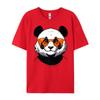 Cool Panda Face Wearing Sunglasses Panda Unisex Unisexs Graphic Tshirts New Year Classic