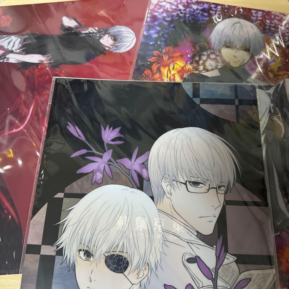 Used Tokyo Ghoul Clear File Set of 3 Ken Kaneki