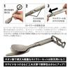 TITAN MANIA Cutlery Set Titanium Lightweight Spoon Fork Table Knife Compact Tableware Cooking Utensils Comes Storage Bag Durable High Corrosion Rust