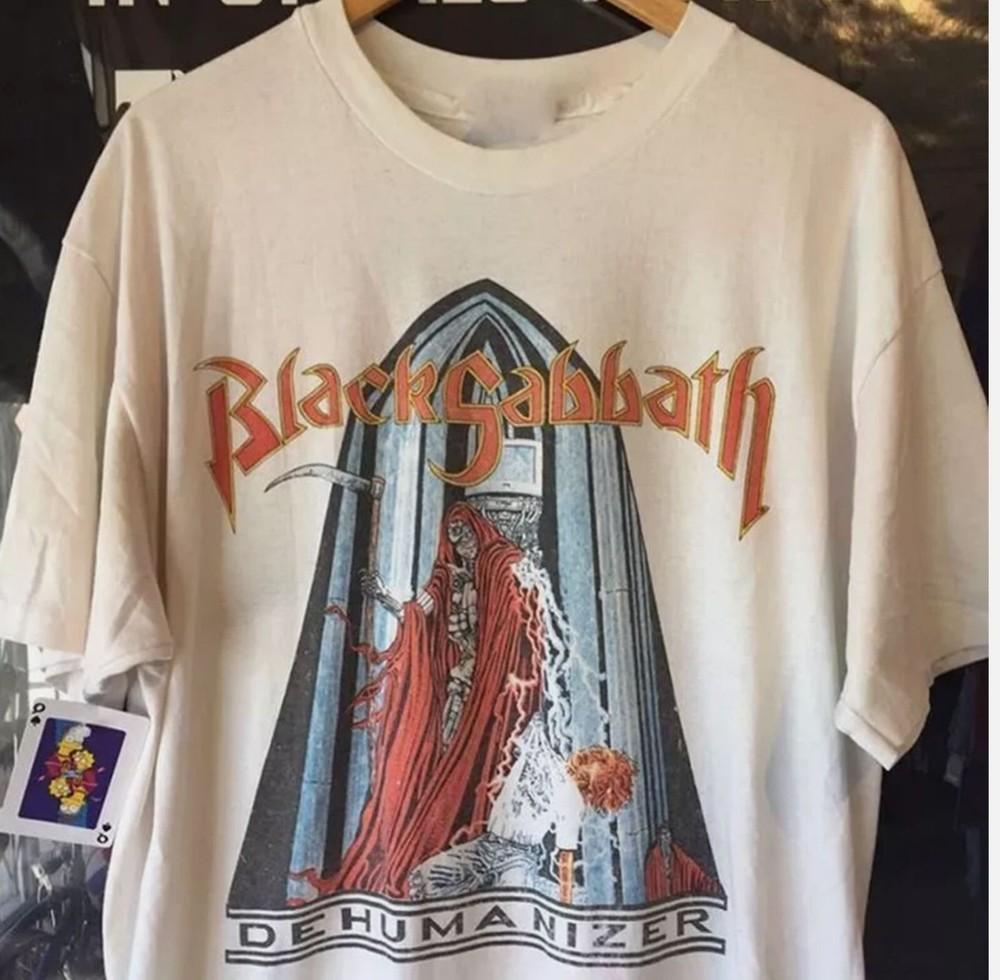 Vintage 90s Black Sabbath Dehumanizer Tour 1992 T Shirt Size