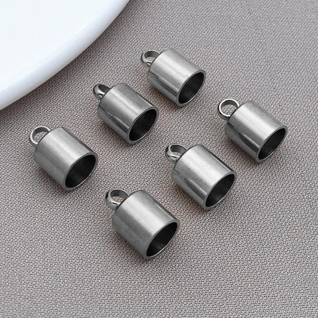 Stainless Steel Gold Chain Clasp Leather Connector for DIY Bracelet/Necklace Jewelry
