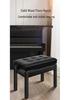 Adjustable Solid Wood Piano Bench for Children - Single/Double Seat Keyboard Stool