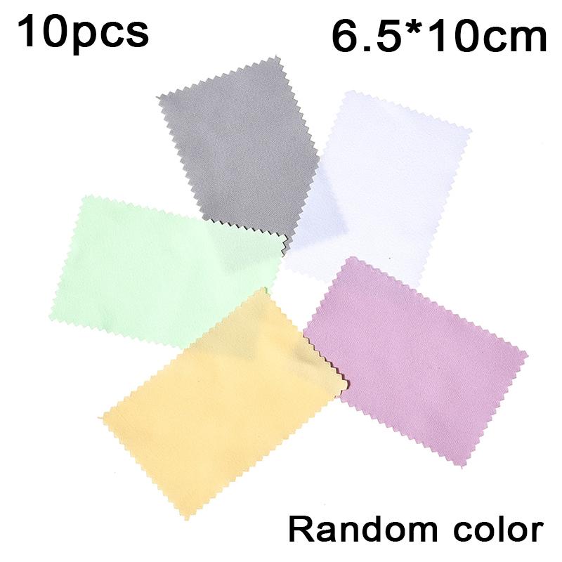 1-20pcs Silver Gold Polish Cloth Cleaner Wipe for Metal Jewelry Shiny Tool Glasses Ring Bracelet Cleaning Polishing Soft Clothes
