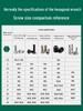 SATA Hex Wrench Set: Household Tools with Hexagonal Sockets & Screwdrivers