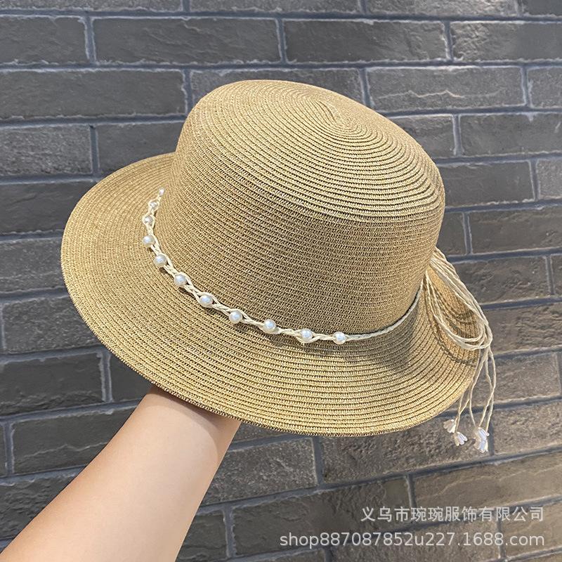 Western Sichuan Travel Hat Yunnan Xinjiang Grassland Xizang Travel Straw Hat Female Celebrity Sanya Seaside Beach Hat