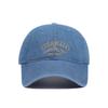 Denim Letter Embroided Baseball Caps For Women Washed Cotton Jeans Adjuatable Cap Casual Oudoor 4 Season Wear Sun Hat For Female