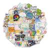 50-Piece Be Kind Friendly Personality Sticker Set for DIY Phone Cases & Notebooks