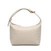 Mini Bolso de Hombro Tejido a Mano para Mujer Elegante Casual Cruzado Tote Con Cremallera Suave Piel PU Forma de Gota de Agua