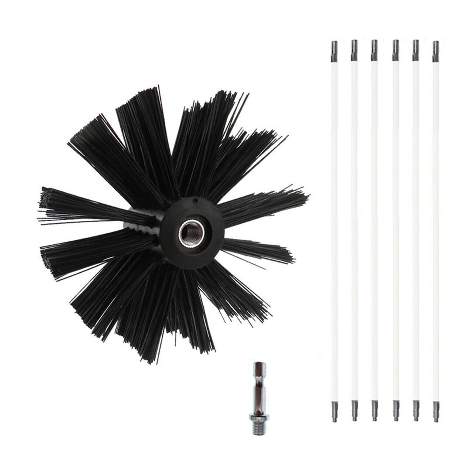 

Chimney Brush, Dryer Pipe Cleaning Brush, Range Hood Pipe Cleaning Brush One Size белый