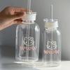 Cute Animal Heat-Resistant Glass Water Bottle
