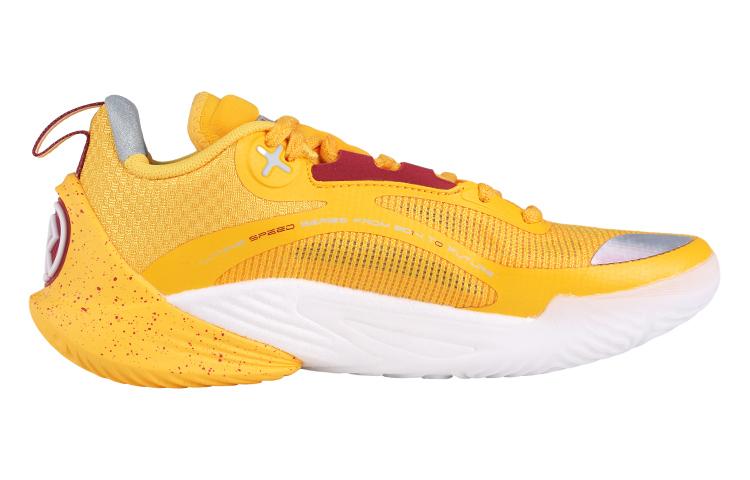 Li Ning Speed 10 Low Top Basketball Shoes Men's Yellow ABAT085-13