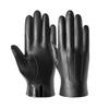 Tri-polar Men's Winter Leather Touchscreen Gloves