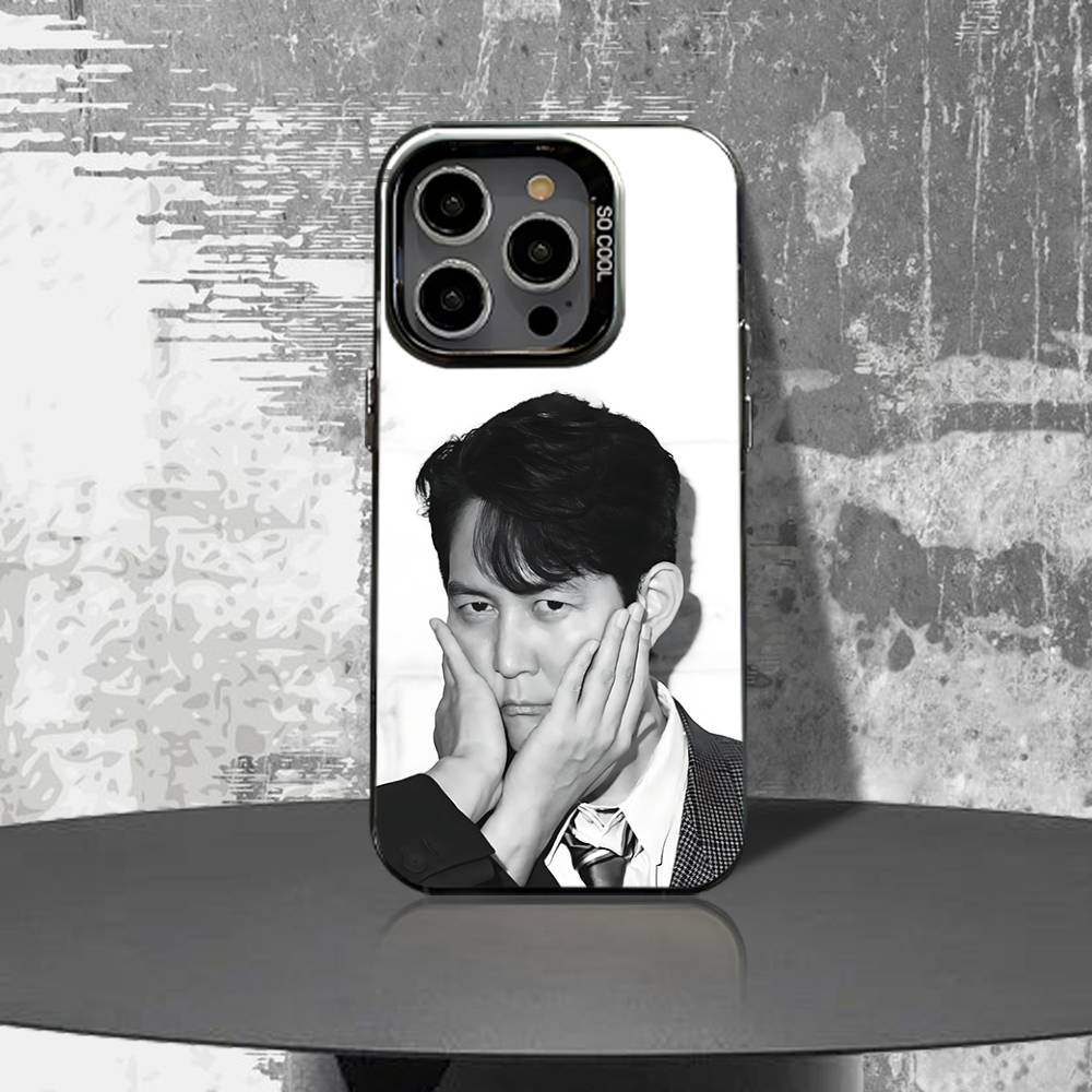 

L-Lee J-Jung-jae Phone Case For iPhone 16,15,14,13,12,11,Pro,XS,Max,Plus,Mini,SE4,E Black Matte Shockproof Cover iPhone14pro