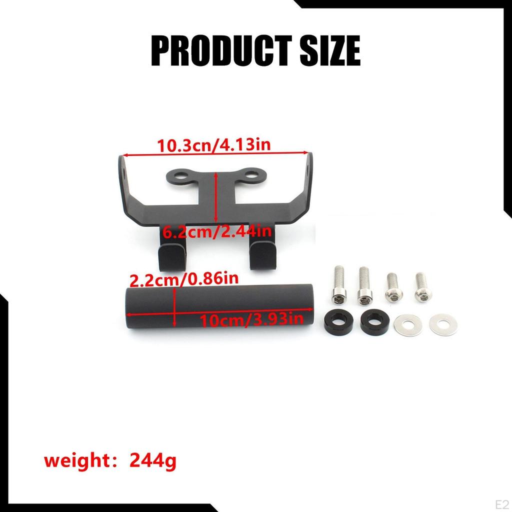 Phone Holder Mount, Smartphone Handlebar Hook, Aluminum Alloy Navigation Bracket Mount