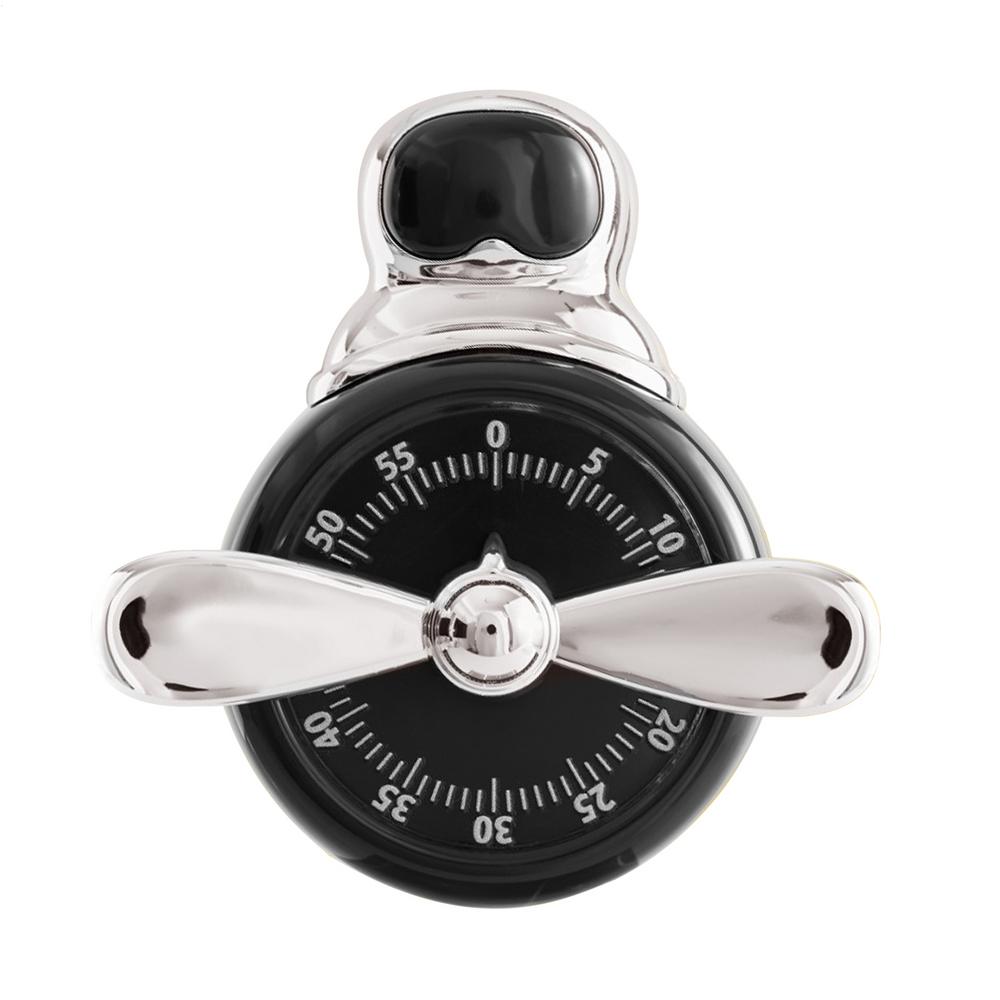 

Magnetic Kitchen Timer No Batteries Required Countdown Clock Manual Countdown Timer with Loud Alarm for Cooking Baking Home чёрный