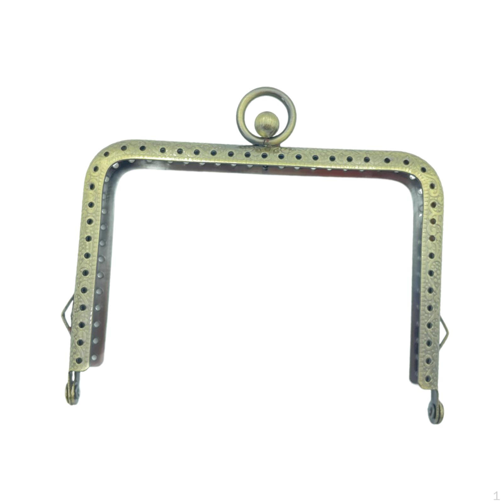 

Рельєфні металеві ручки для сумок Швейні кронштейни Рамка гаманця Застібка Багаж Фурнітура Аксесуари своїми руками