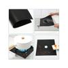 Reusable Gas Stove Burner Covers - Thick 0.1mm Double Layer Black Non-Stick Easy Clean Liners For Kitchen/Cooking