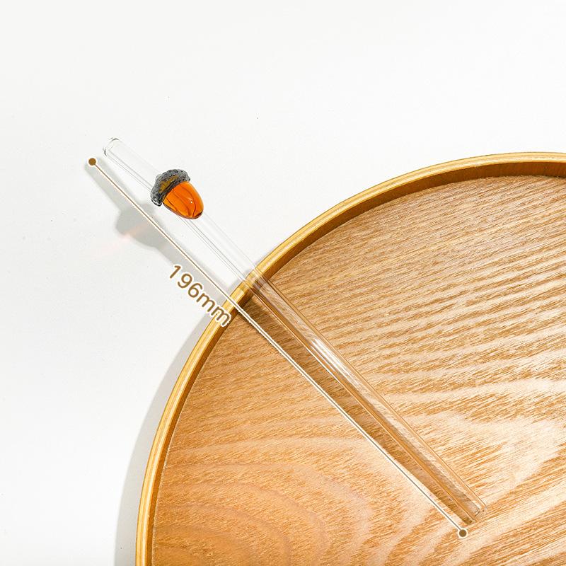 Flexible Glass Straw Set, Includes Cleaning Brush, Ideal For Milkshakes & Sodas, Perfect Gift For Birthdays & Weddings