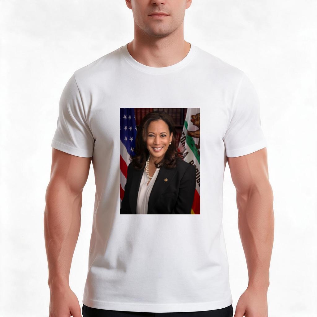 Kamala Harris Tshirt Summer Casual Cotton Tee Oversized Streetwear Tops Vintage Graphic Print Loose Fit Short Sleeve