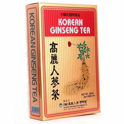 Anti Stress Fatigue Korean Ginseng Tea 3g X 100bags  / Korean Tea, Kfood, Authentic Korean Food