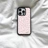 Full Screen Pink Flower for iPhone17pro Mobile Phone Case 15/16 Matte PC13 Fresh 12 Girls 14 Sets