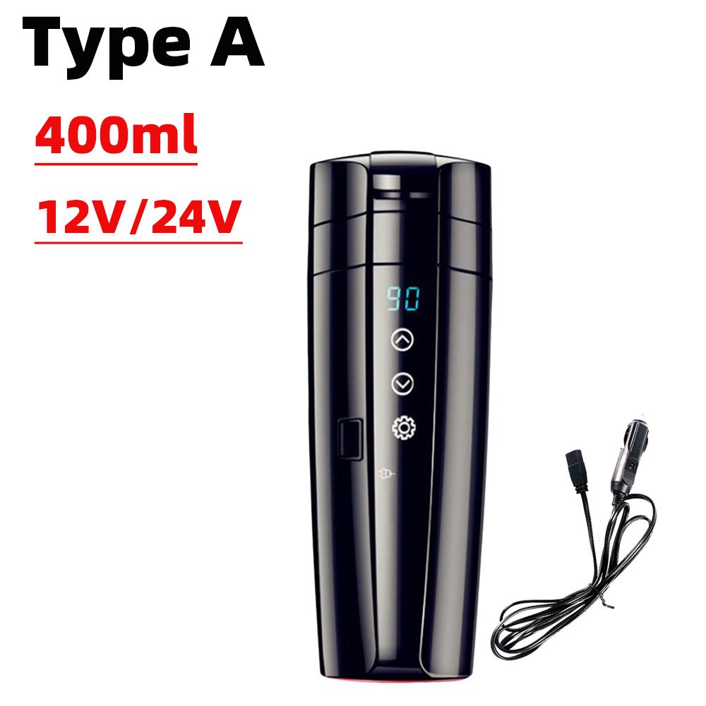 Stainless Car Heated Smart Mug With Temperature Control Electric Water Cup 12V/24V Kettle Coffee Tea Milk Heated 420ML/450ml
