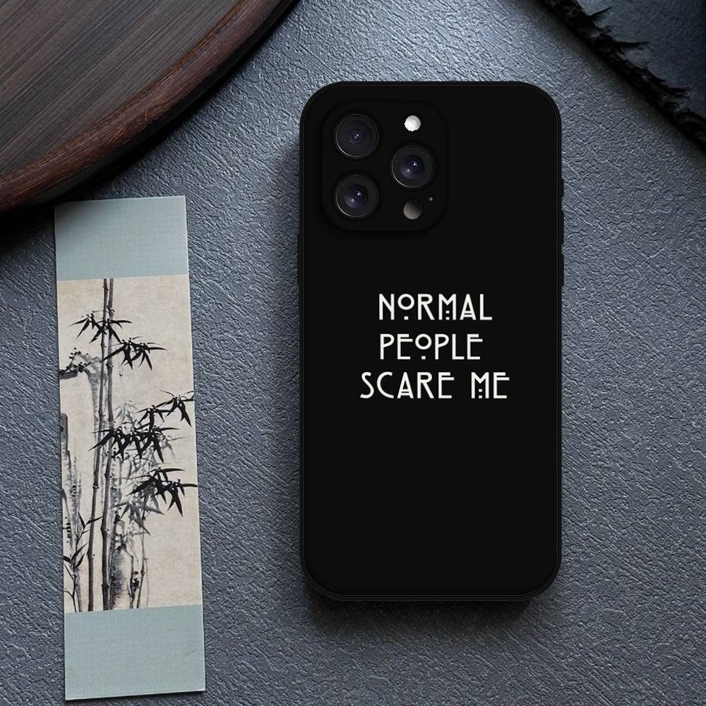 American Horror Story AHS 1984 Phone Case For IPhone 17,16,15,14,13,12,11 Plus,Pro,Max,XR,XS,X,7,8 Plus,Mini Black Silicone Soft