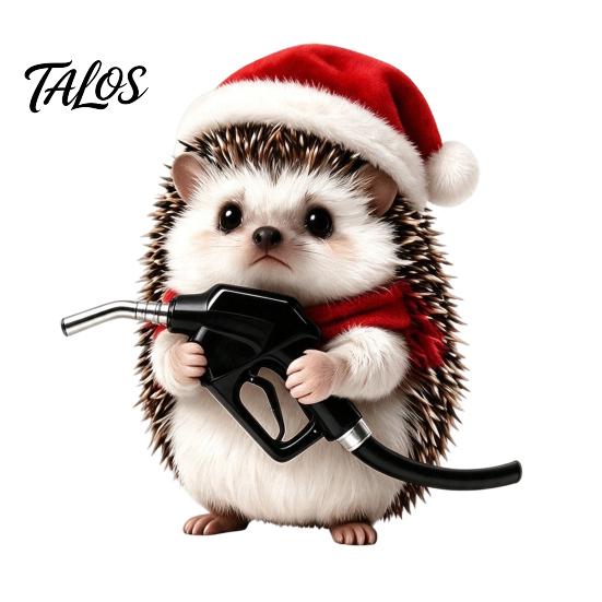 Cartoon Auto Body Decal 2Pcs Christmas Animal Fuel Tank Cover Sticker, Festive Car Cap Decal, Easy Apply Sticker Bear Dog Cat Rabbit Hedgehog Squirrel