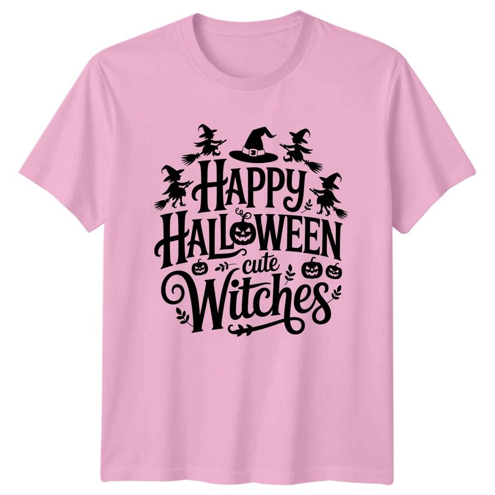 Happy Halloween Cute Witches Unisexs TShirt Witches Halloween Gift For Her