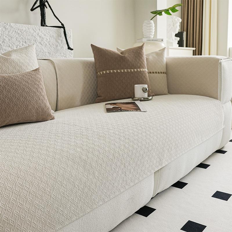 Sofa Cushion Four Seasons Universal Non-Slip Seat Cushions New Simple Modern Living Room Leather Sofa Cover Cover Cloth