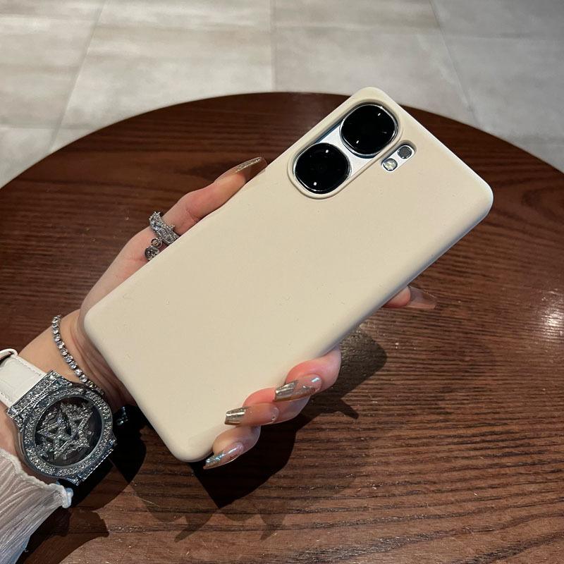 Applicable To Iqooneo1pro Mobile Phone Case, Liquid Silicone vivoS11 Simple Solid Color Anti-drop Protective Case, Advanced Sense