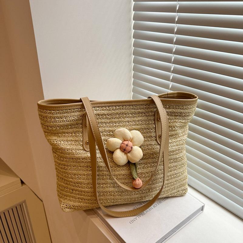 

Trend Woven Beach Straw Underarm Tote Bag Women 2025 New Women s Summer New Personality Foreign Style хаки