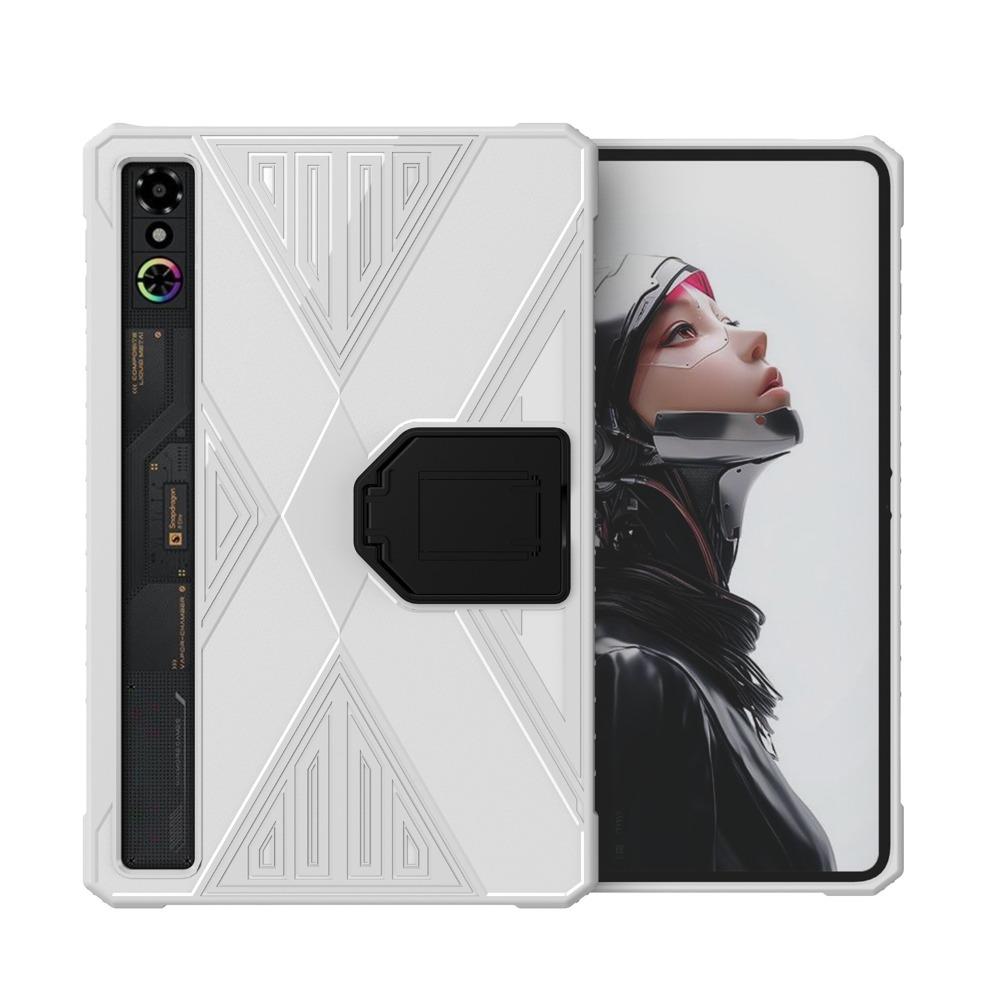 

High Quality TPU Tablet Case Shockproof Anti-Scratch Protective Cover Soft with Stand Protective Shell for nubia RedMagic 3 Pro білий