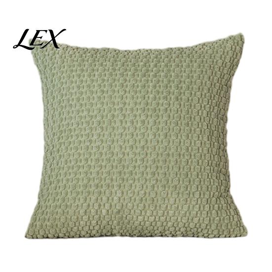 Unique Texture Cushion Cover Solid Color Bubble Pillow Cover, Soft Breathable Throw Case, Modern Minimalist Home Bedroom Pillowcase Decor, Farmhouse 45x45cm