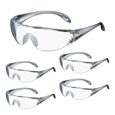 YAMAMOTO Light Fit Protective Glasses of with Top Visor Clear Hard Coat Made In UV Protection [Yamamoto Kogaku] LF-302 [Set 5] L-FIT2 Cover,