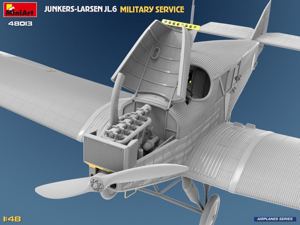 Miniart Military Plastic Model Kit MA48013 1/48 Junkers-Larsen JL.6 (Airplane)
